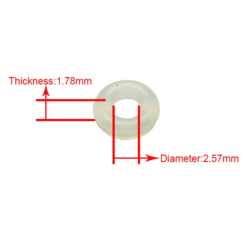 100 шт./лот все виды измерительных уплотнительных колец для пейнтбола оборудование для маркировки контроль газа - Цвет: 257X178