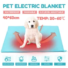 Домашнее животное нагревательный коврик собака котенок электрическая грелка Водонепроницаемый Регулируемый щенок одеяло кошка зимний согревающий коврик