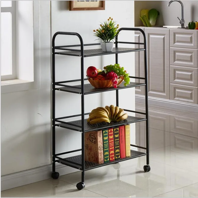  Kitchen Storage Stainless Steel Plate Stand Silver Bathroom Organizer Kitchen Rack 3-Shelf Shelving