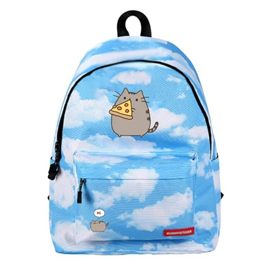 

2019 new unicorn backpack women Cartoon Pikachu bookbag school bags for teenage girls sac a Fat Cat backpacks