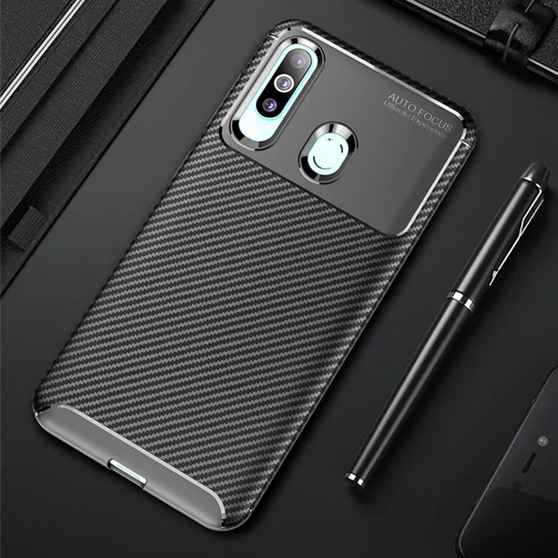 Carbon Fiber Case For Samsung Galaxy A60 Case High Quality Diamond Grid Design Cover For Samsung Galaxy A60 A605F A605DS Case Carbon Fiber Case For Samsung Galaxy A60 Case High Quality Diamond Grid Design Cover For Samsung Galaxy A60 A605F A605DS Case