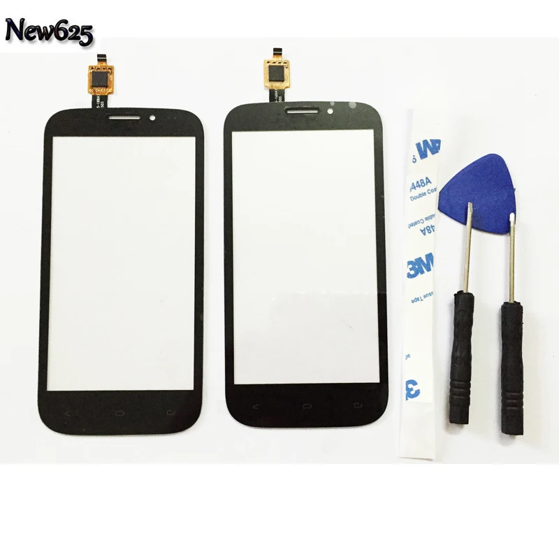

3M Tape Mobile Phone Touch Screen Digitizer Panel Replacement For Fly iq4404 iq 4404 Touchscreen Front Glass Lens Sensor