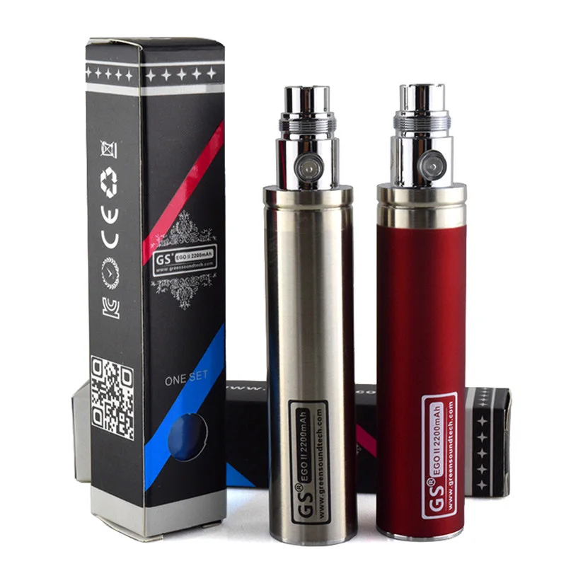 GS ego II 2200mAh electronic cigarette battery pen electronic vaporizer ego vape battery cigarette electronique dab pen GS ego II 2200mAh electronic cigarette battery pen electronic vaporizer ego vape battery cigarette electronique dab pen