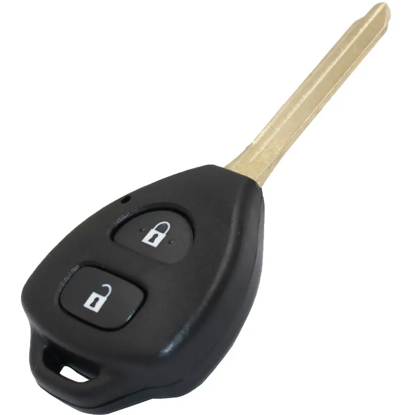 5 шт./лот 2 кнопки дистанционного ключа оболочки чехол Брелок для Toyota Auris Corolla Verso Yaris TOY47 uncut blade
