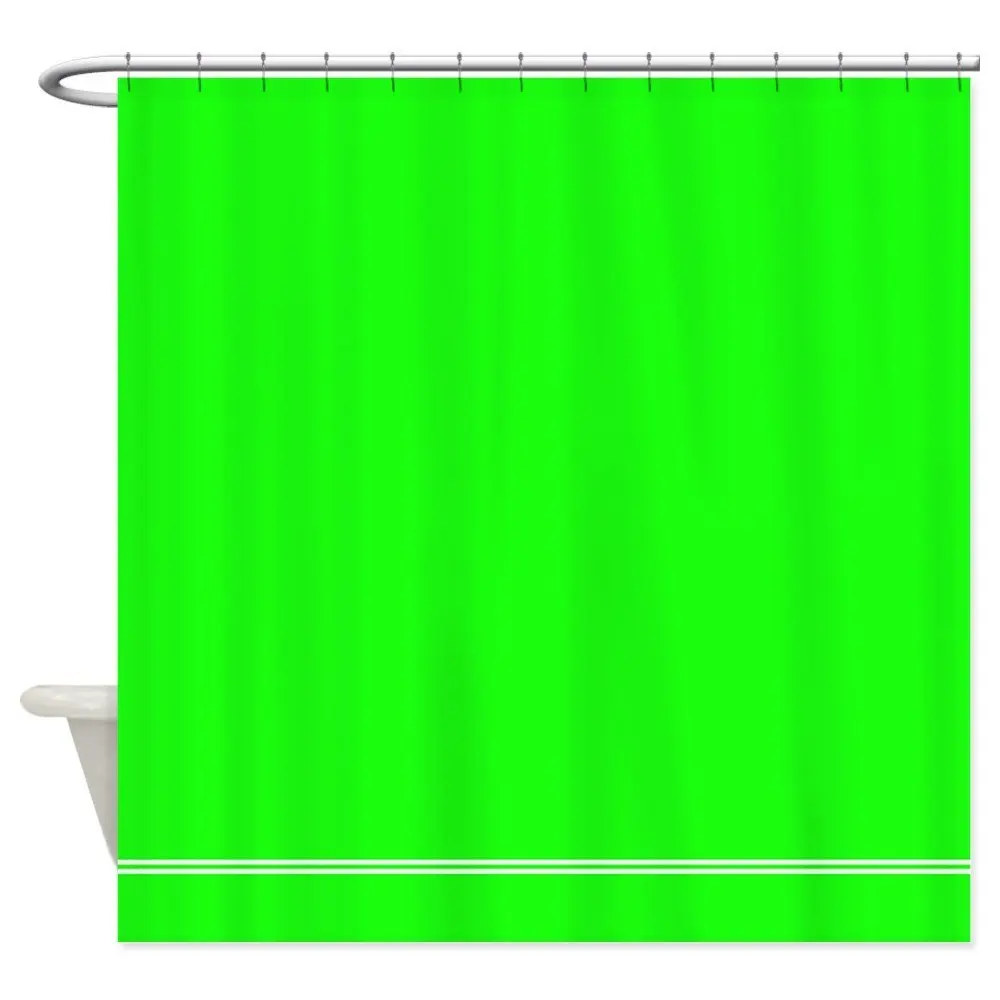 Buy Neon Green Shower Curtain Decorative Fabric Shower
