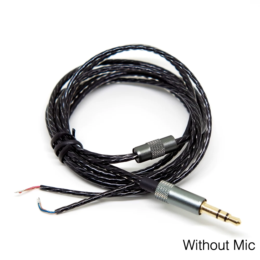 Hi Fi кабель для наушников DIY сменный аудиокабель 1 2 м провод ремонта обслуживания
