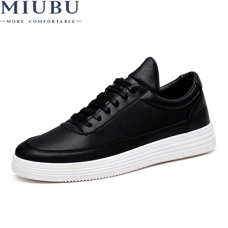 leather casual sneakers mens
