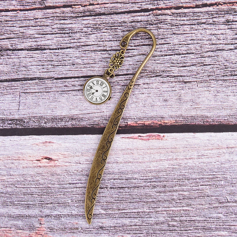 Vintage Retro Tower Student Kawaii Metal Bookmarks Book Marker Paper Clips For Kids Gift Stationery metal bookmark bookmarks stationery supplies