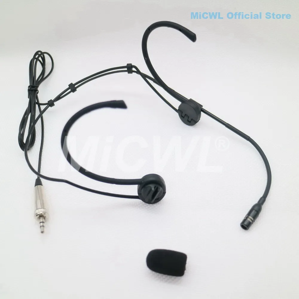 Бежевый SLX гарнитура головной микрофон для Sennheiser беспроводной нательный Системы кардиоидный микрофон MiCWL для SK EW G2 G3 G4
