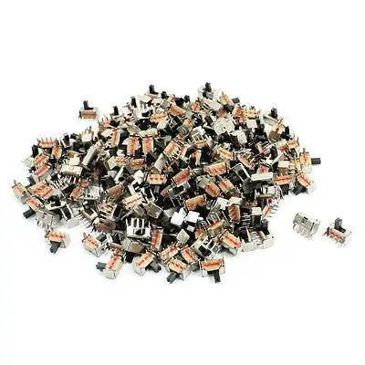 

300Pcs 2 Position 3Pins 1P2T Mini Panel Slide Switch DC 50V 0.8A