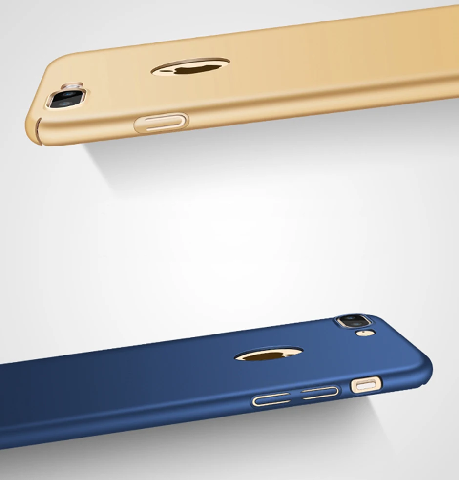 Luxury Hard PC Plastic Matte Back Cases For iPhone 6 Red Case 5 5s se 6s plus Covers For iPhone 7 plus red Full Phone Case Cover (10)