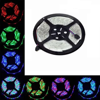 

NEW 5m 12V 3A Waterproof IP65 5050 RGB SMD LED Flexible Strip light 150 LEDs CAR/house decoration