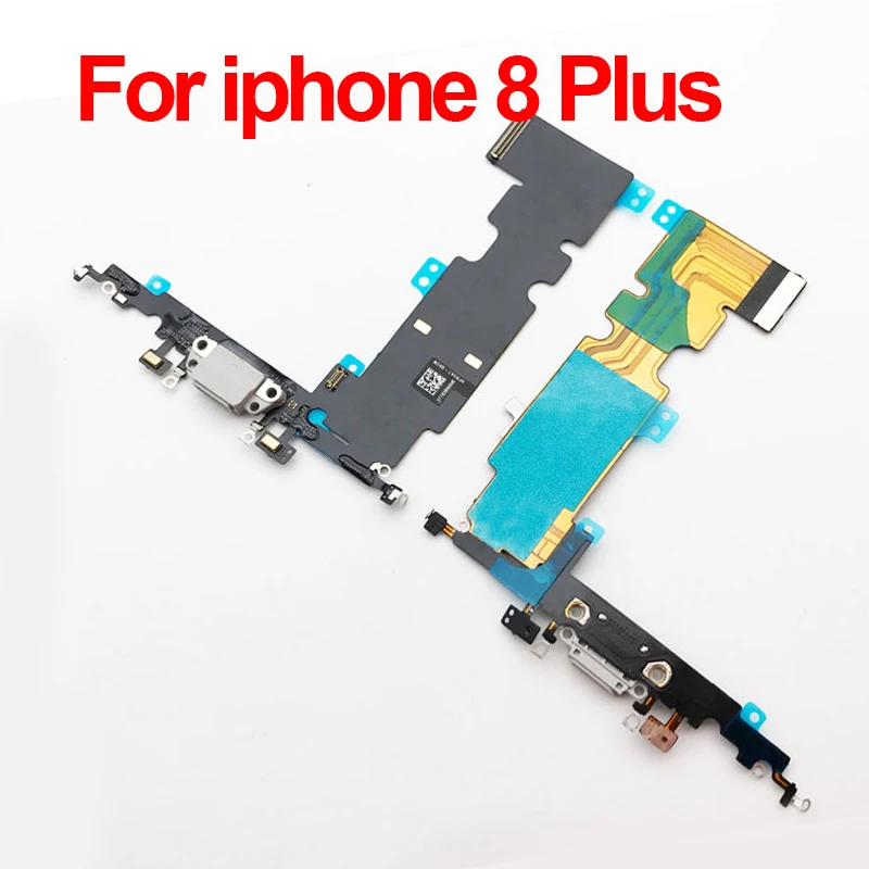 YINWO док-станция для зарядного устройства Разъем USB шлейф для iPhone 7 7 Plus 8 Plus 8 Plus X наушников аудио лента с принтом Jack
