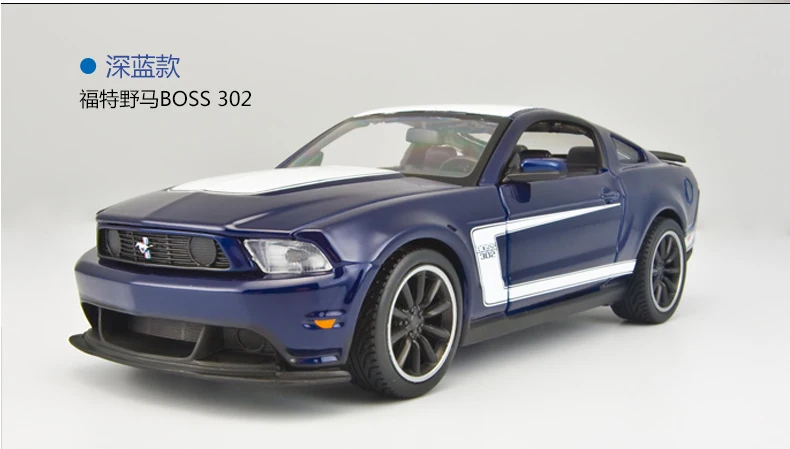 Модель 1:24 Ford Mustang GT из сплава, модель спортивного автомобиля, литая под давлением, гоночный автомобиль maist, детская игрушка, коллекция, украшение