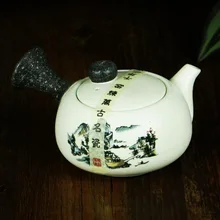 Снежинка застекленная сторона кастрюли в горшок Быстрый горшок керамика кунг-фу чай с ручной чайник с ручкой чайного чайника