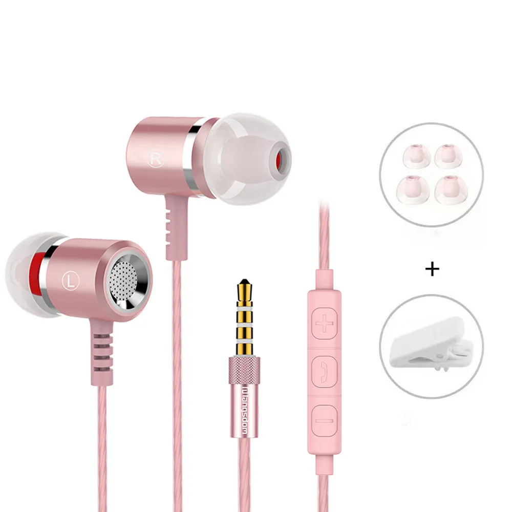 Оригинальные Langsdom M400 проводные наушники fone de ouvido In ear HiFi стерео с микрофоном 3 5 мм