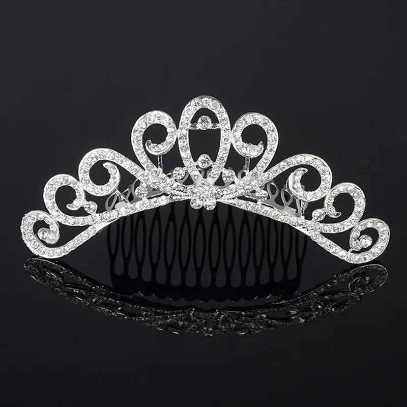 Wedding Bridal Crystal Rhinestone Headband Crown Comb Hair Tiara Prom Pageant