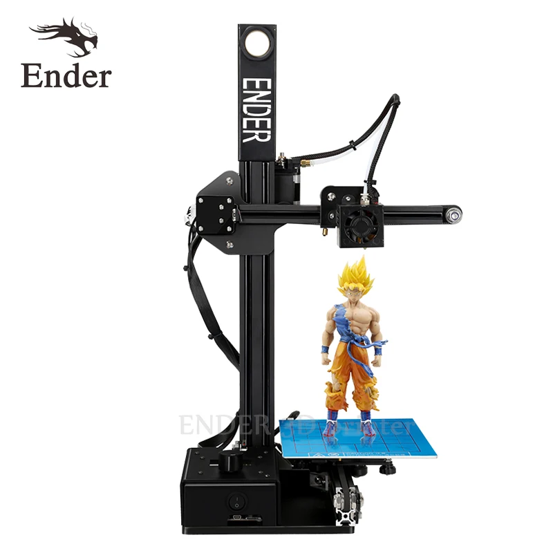 2019 Высокоточный Ender 2 3D принтер DIY комплект металлический каркас Мини с нитью 8 г sd