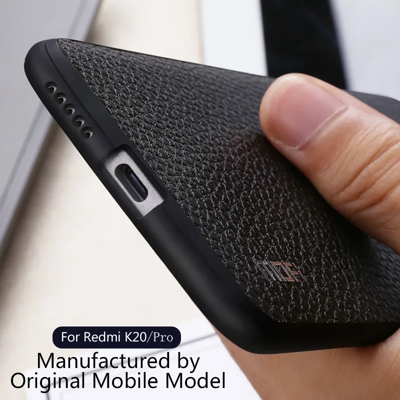 Чехол Mofi для Xiaomi Redmi K20 чехол накладка Pro из искусственной кожи с зернистой