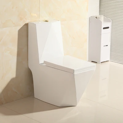 Цветной Унитаз Керамический насос бытовой дезодорант Ванная Комната Маленькая квартира сифон большого диаметра в европейском стиле для туалета - Цвет: Diamond white
