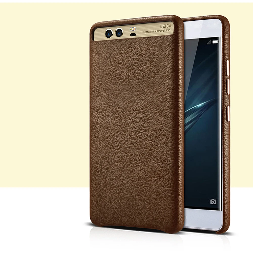 Xoomz for huawei p10 plus cover genuine leather back cover case for