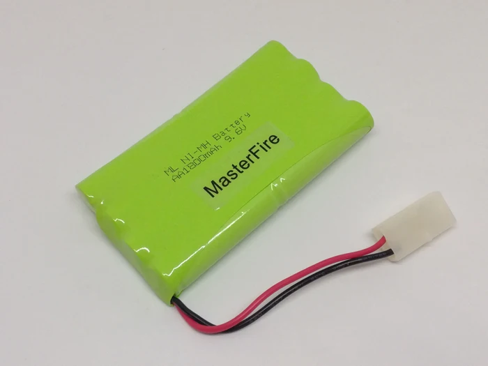 

MasterFire 5PACK/LOT Brand New 9.6V AA 1800mAh Ni-MH AA Battery Rechargeable NiMH Batteries Pack With Plugs