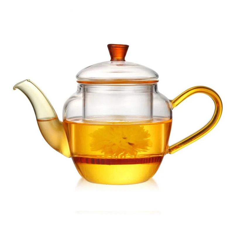 PINDEFANG 2017 New 400ml Blooming Tea, Loose Leaf Tea Pot with Glass