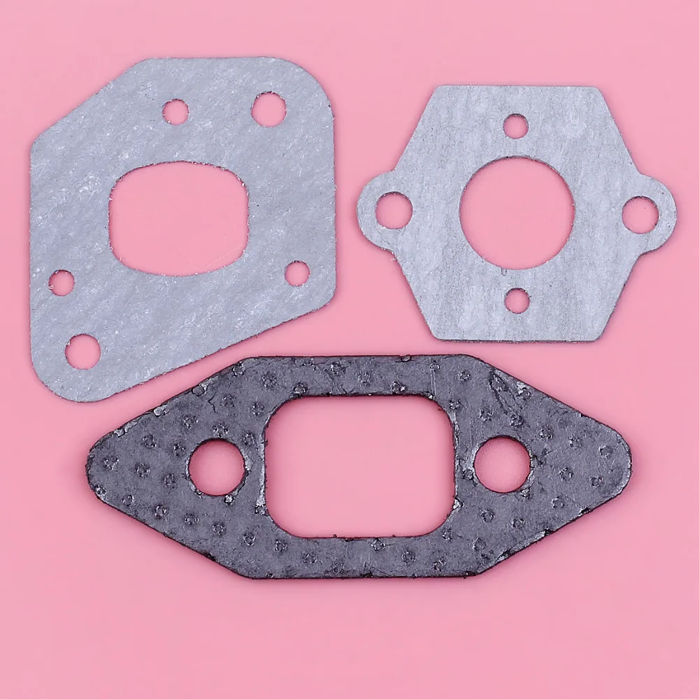 2pcs/lot Carburetor Gasket Set For Partner 350 351 352 370 390 Poulan 2050 2150 Chainsaw Spare Tool Parts