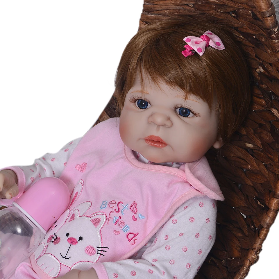 Boneca Bebe Reborn Realista Princesa 100% Silicone Premium