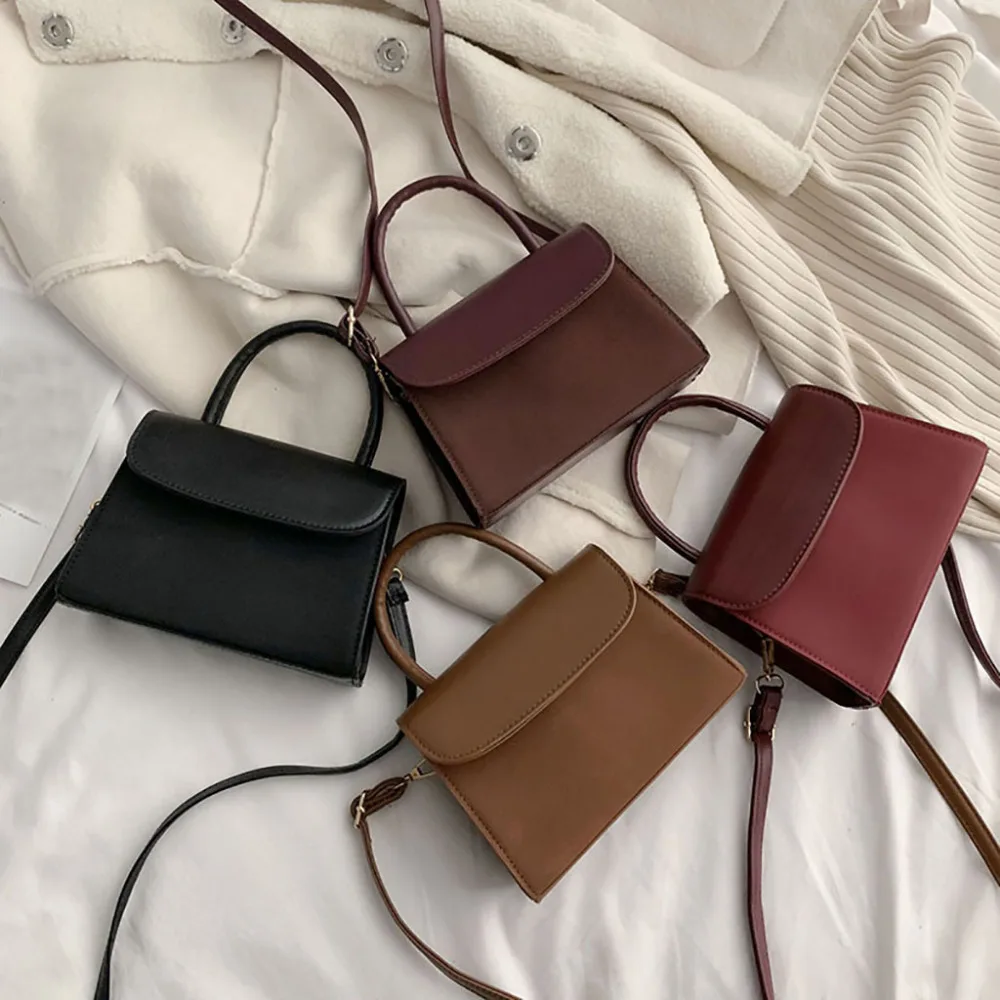 

HTNBO new bags for women 2019 Tops Fashion Explosion Bags Women Wild Shoulder bag Retro Messenger Bag Small Square #F