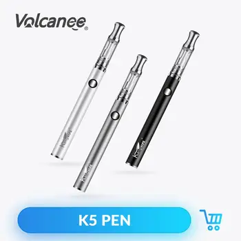 

Volcanee K5 Vape Pen Starter Kit 350mAh Built-in Battery 510 Thread 0.5ml Adjustable Voltage Vape Cartridge Electronic Cigarette