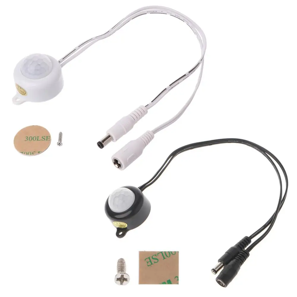 

DC 5-24V/5A With Plug For LED Strip Human Body Infrared PIR Motion Sensor Switch