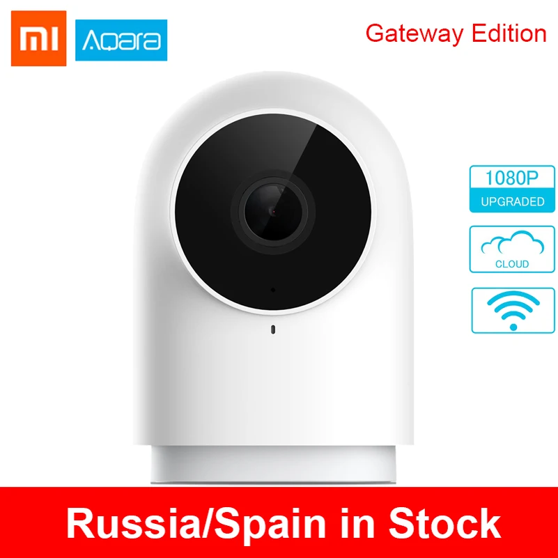 Оригинальная смарт камера Xiaomi Aqara 1080P G2 шлюз Zigbee связь IP Wi Fi Веб облачная