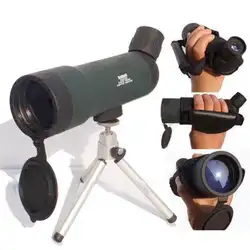 Бесплатная доставка HD монокуляр Открытый телескоп с Портативный штатив Ночь Версия Зрительная труба 20x50 зум HW2050