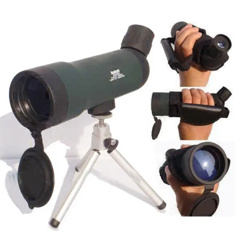 Free shipping HD Monocular Outdoor Telescope With Portable Tripod Night Version Spotting Scope 20x50 Zoom HW2050 quality zooming outdoor monocular space astronomical telescope with portable tripod spotting scope 700 60mm telescope
