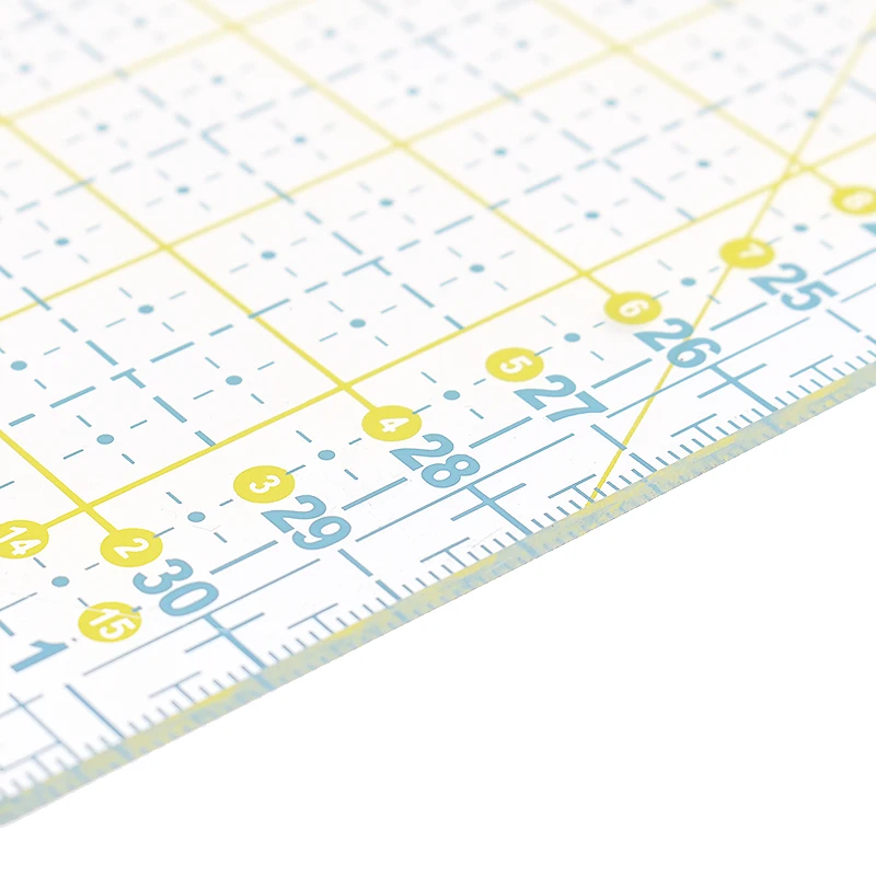 Lychee Life 15x30cm Handmade Patchwork Ruler Crafts Sewing Accessories Needle Foot Seam Ruler Quilting Patchwork Sewing Tools