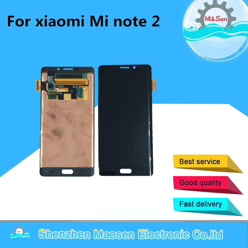 

Original M&Sen For 5.7" Xiaomi Note 2 Mi Note 2 LCD Screen Display+Touch Panel Digitizer For Xiaomi Mi Note 2 Assembly Display