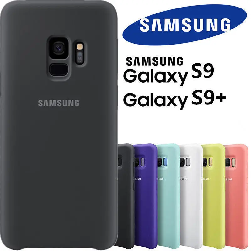 

ORIGINAL Ultra-Thin Silicone Back Case Cover For Samsung Galaxy S8 S9 Plus Note8 Have LOGO