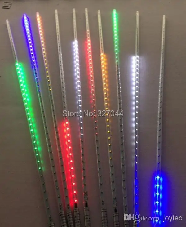 10 X 60leds 50 см Рождество SMD3528 огни метеорный поток Дождь Трубы свет для вечеринки Свадебные украшения