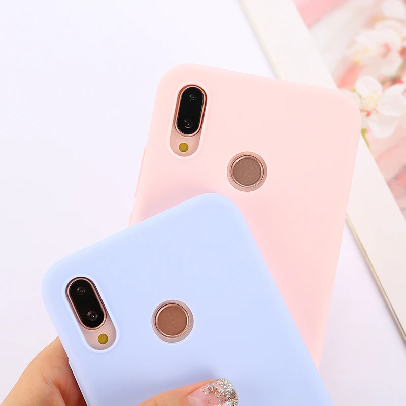 

Color TPU Frosted Matte Case On For Honor 7A 7X 9 10 7C Pro Silicone Case for Huawei P20 Pro P9 P10 Lite Y5 Y9 2018 P Smart Case