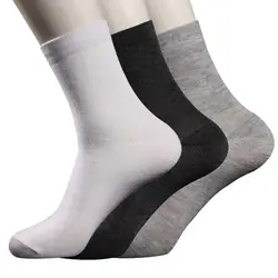 5 пар мужские короткие носки Размеры 39-43 впитывает пот дышащие классический сплошной Цветные черные и белые мужские носки лето-осень