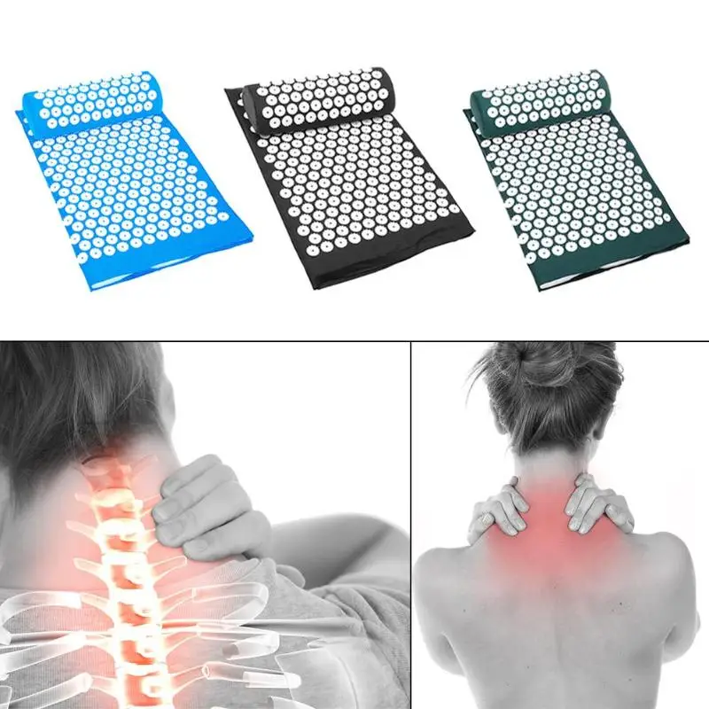 Massager Cushion Acupressure Mat Relieve Stress Back Body Pain Acupuncture Yoga Mat Massager Pillow Foot Massage Cushion Massager Cushion Acupressure Mat Relieve Stress Back Body Pain Acupuncture Yoga Mat Massager Pillow Foot Massage Cushion