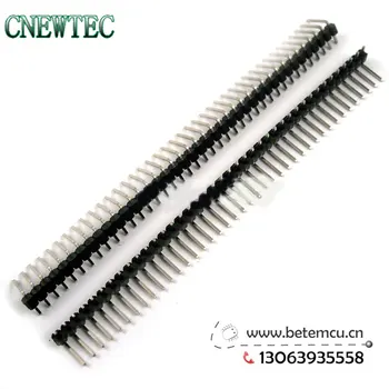 

10pcs 1x40TL 40Pin 2.54mm ordinary Bending single needle curve Headers for PCB connection