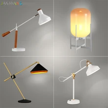 Современная креативная Роскошная настольная лампа металлическая настольная лампа деревянная основа настольная лампа для гостиной прикраватная лампа для чтения домашнего декора