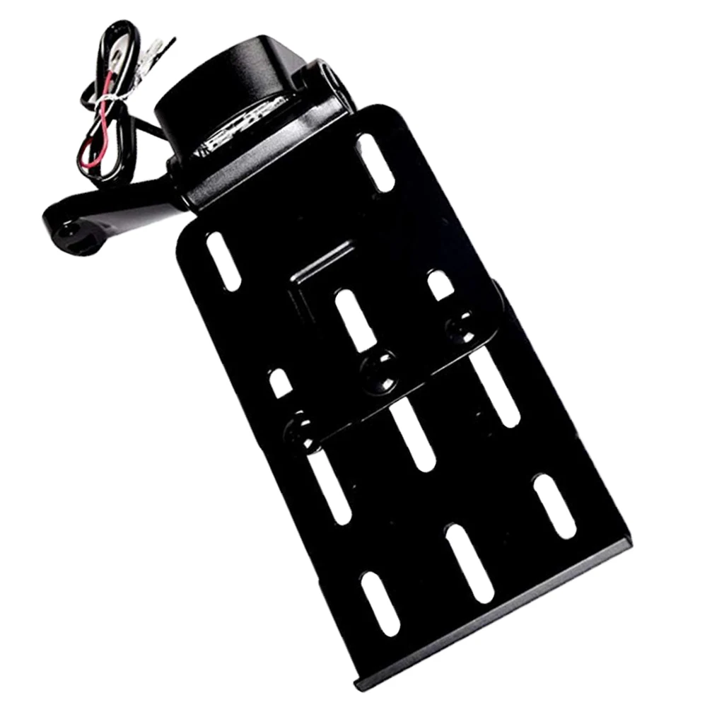 New Rear Tail Light License Plate Mount Bracket Heavy Duty Rear Number Plate Bracket Holder for Harley Sportster XL 883 1200 48 
