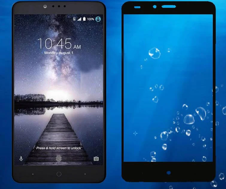 3D закаленное стекло для ZTE Zmax Pro Z981 Полное покрытие экрана Взрывозащищенная