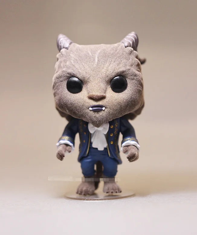 

Exclusive Original Flocked Funko pop Beauty and the beast - Winter Beast Prince Vinyl Figure Loose Toy Collectible Model Toy