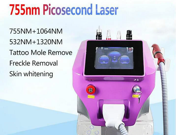 

Picosecond Q Switch Laser Machine Pigment Removal with1064nm 532nm 755mm Pico Laser Ance Removal Skin for Salon Clinic