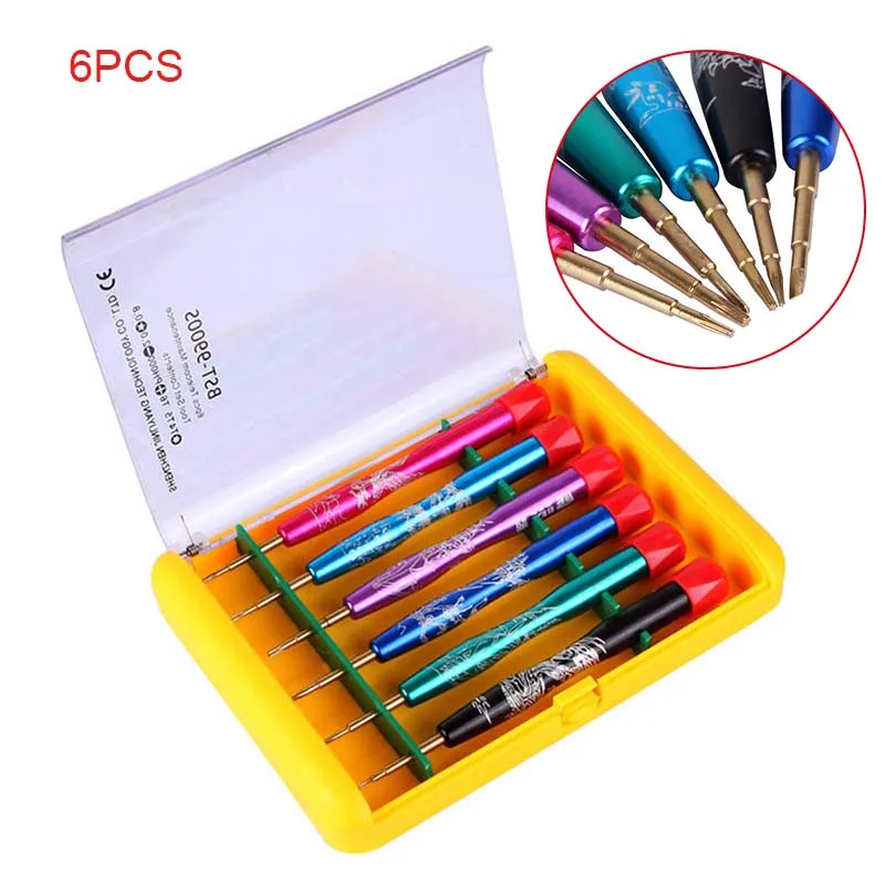 

6pcs Precision Screwdriver Tool Set Hand Tools Kit Mobile Phone Opening Repair Tools DAG-ship