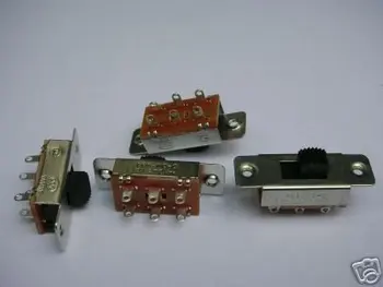 

Heavy Duty 4PDT 125V-250V Slide ON/ON Switch S201 200